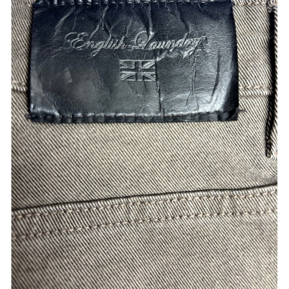 English Laundry Mens 5 Pocket Twill Pants Taupe Brown 40x32 - Picture 7 of 7